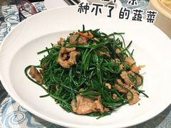沙葱炒羊肉-巴扎美食·新疆菜·西域歌舞表演餐厅(新疆大厦店)