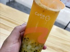 荞麦轻奶茶/大杯-CoCo都可(恒隆456店)