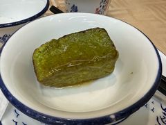 菜汁豆腐-巫记鸡饭店