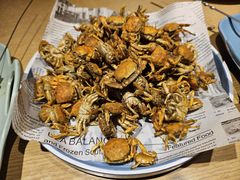 香炸扣蟹-街角等你.大连海鲜烧烤.经典铁板海鲜串(西安路店)