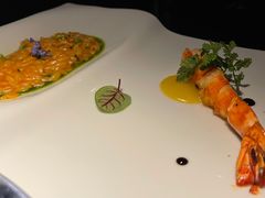 煎虎头虾配米型面-弦月窗LUNETTE BY AMANDA(复兴路店)