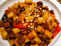 松子牛肉炒年糕-兔爸私家小厨(新北万达店)