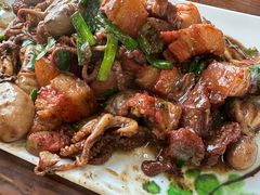 红烧肉八爪鱼-叶存利海鲜大馅饺子(海宁路总店)