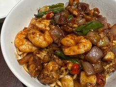 虾爆牛蛙面-寻裕记·现炒浇头面(人民广场店)