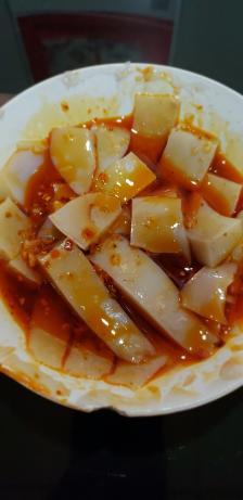 慧旺桃花面馆-"这是在山西出差在榆树吃的桃花面,山西果然.