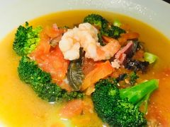 上汤西兰花-绿茶餐厅(华联万柳店)