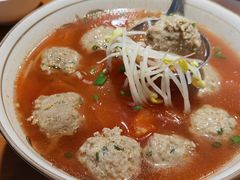番茄豆芽圆子汤-永乐饭店