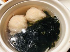 紫菜鱼丸汤-百事佳烧鸭牛腩(上海虹桥站店)