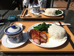 港式叉烧饭-深圳温德姆至尊酒店·大堂吧·户外花园