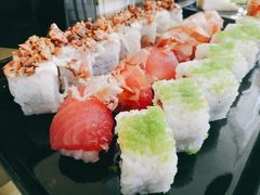 芝士三文鱼牛油果寿司-福州泰禾铂尔曼酒店·大堂酒廊