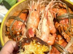 -七的湖·晚芳亭·阳澄湖农家菜·大闸蟹(莲花岛店)