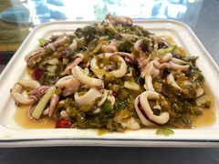 酸菜炒鱿鱼-温岭人家(红花北路店)