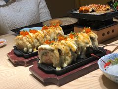 焗烤芝士三文鱼卷-越光米贩精致料理餐厅(金鹰店)