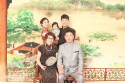 -时光纪亲子全家福照相馆(静安店母女写真父母纪念照)