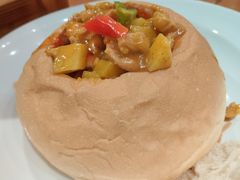 咖喱面包鸡-绿茶餐厅(成都天府红店)