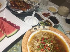 -金杏·粘卷子 烤鸭 农家菜