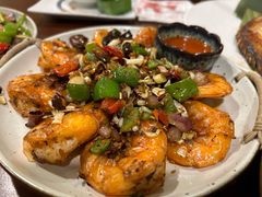 泰式香茅草干炒大虾-紫滇源云南生态菜(丹凤街店)