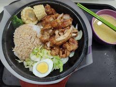 铁板照烧鸡排饭-清华大学-观畴园餐厅