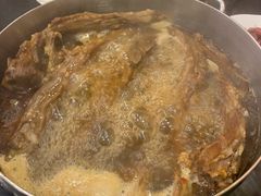 全羊尾大锅送宽粉木耳大白菜-蝎王府羊蝎子(西直门店)