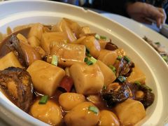 鲍鱼炒年糕-南山饭店(阳明古镇店)