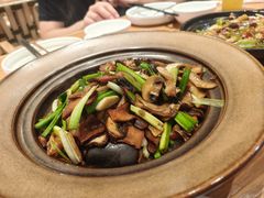 爆炒赤松茸黑牛肝菌-云海肴·汽锅鸡·云南菜(东坝金隅店)