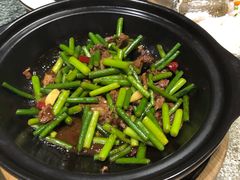 蒜苔黄牛肉-宁海食府(大剧院店)