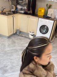 -INS羽毛接发·巴黎画染