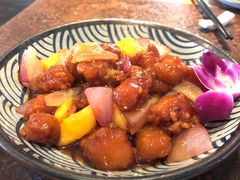 芒果甜酸鸡-上楼私房菜(院士路店)