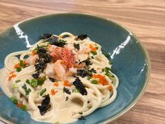 炙烤明太鱼籽虾仁拌面-里面·Noodlology(机电院店)