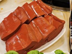 鲜鸭血-朱氏胖子烂火锅(洪崖洞店)