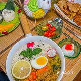 💎重庆top.1泰式料理‼️咖喱鲍鱼拌面🍜绝了