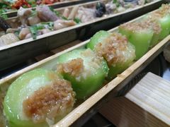 -胡须哥网红竹筒菜