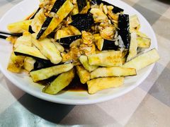 风味茄子拌蛤蜊-华春餐馆(鱼山路店)
