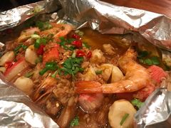 锡纸海鲜金针菇-大壮家原味烤肉(兴华北街店)
