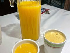 鲜榨橙汁-开海·红岛海鲜虾水饺(石老人店)