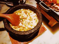 虾仁鸡汤豆腐-绿茶餐厅(光谷世界城步行街店)
