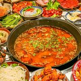 陈渡这家火锅店甜品真是美到哭了