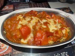 鲜番茄猪扒焗饭-敏华冰厅(天河城店)
