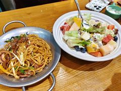 黑椒牛柳丝炒意粉-西语炭烧牛排·西厨(石龙店)