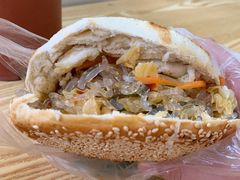 牛肉肠花干夹馍-三兄弟高炉烧饼