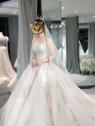 点击看大图 复古优雅-艾米丽婚纱礼服