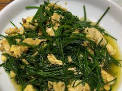 草原鲜沙葱炒鸡蛋-蒙亨·手把肉·蒙古包文化主题餐厅(天恒广场店)