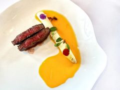 M7和牛牛柳配白芦笋-Jean Georges