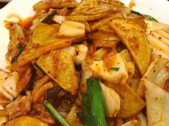尖椒土豆片-春明狗肉馆(园丁花园店)