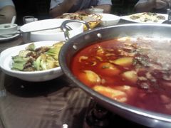 菜芯炒腊肉&水煮兔肉-刘胖子家常菜·蹄花焖藕(中南店)