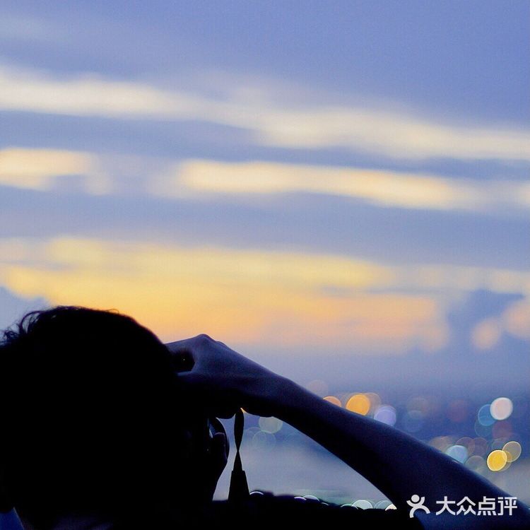 手机调色教程·黄油相机·南山公园的晚霞