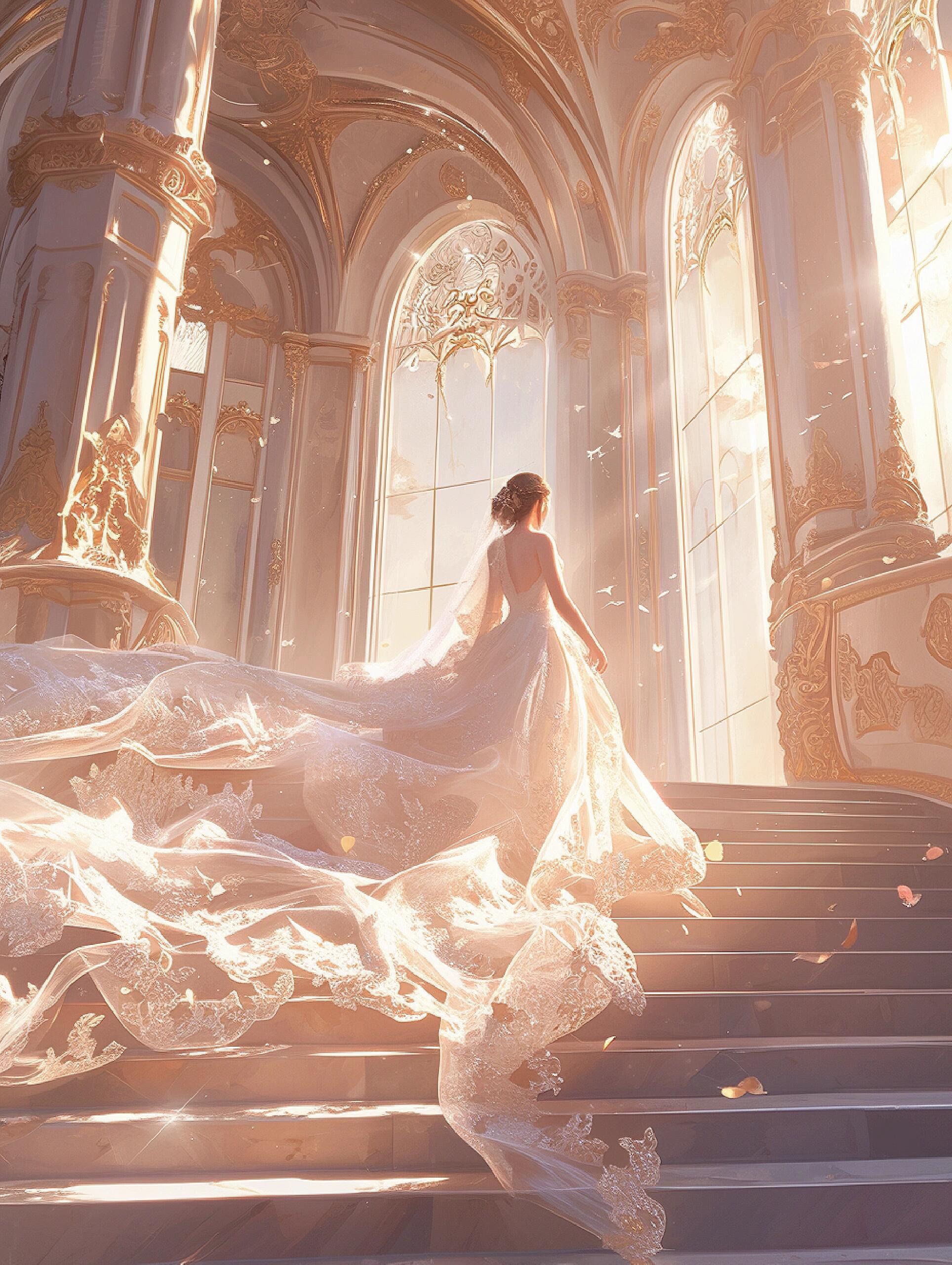 梦幻婚纱大片来袭