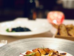 慢煮鸡胸肉配玉米糊和珍珠菇-北京金融街丽思卡尔顿酒店·意味轩 Cepe