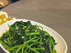 虾酱炒地瓜叶-创味·民间海南菜·非遗藤桥排骨(藤桥·免税城店)