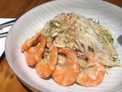 芝士蘑菇鲜虾意大利面-BE BRIGHT KITCHEN(正佳广场店)